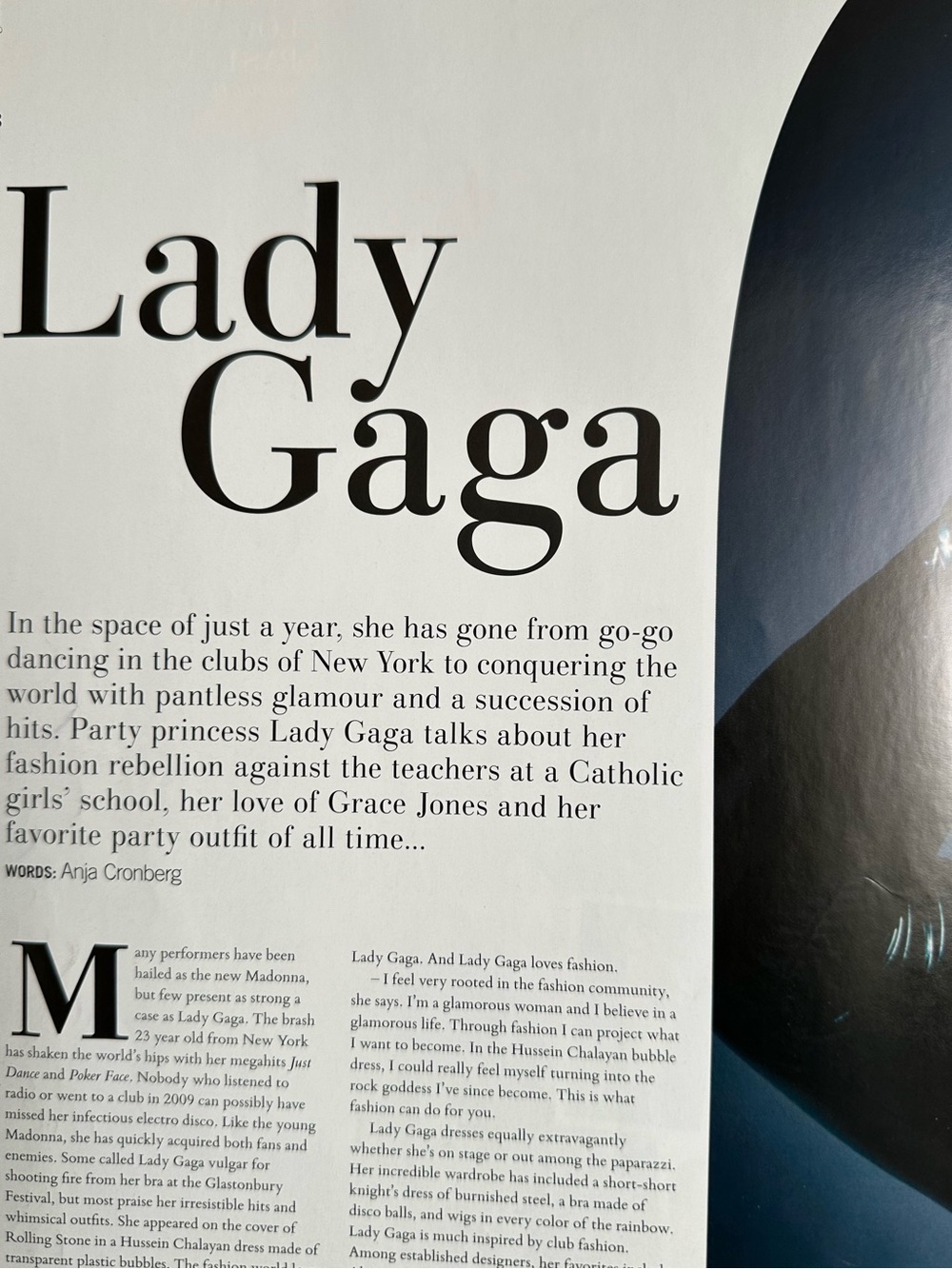 Vintage Winter 2009 H&M Magazine - features Lady Gaga + best of the Noughties - Picture 5 of 7